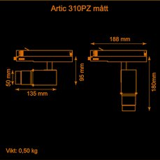 Artic 310PZ Profile Zoom 3000K Svart 3 thumbnail